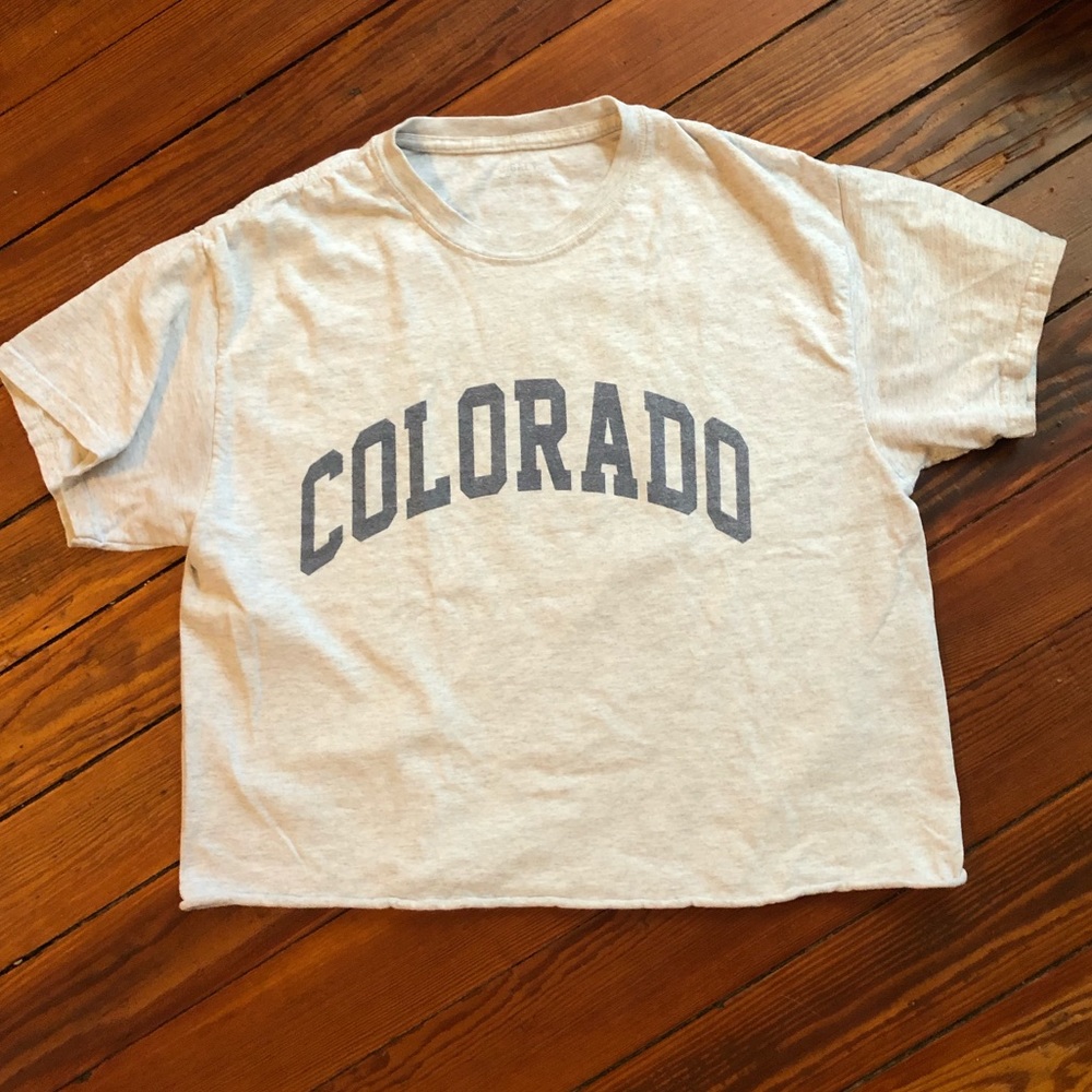Colorado cropped tee